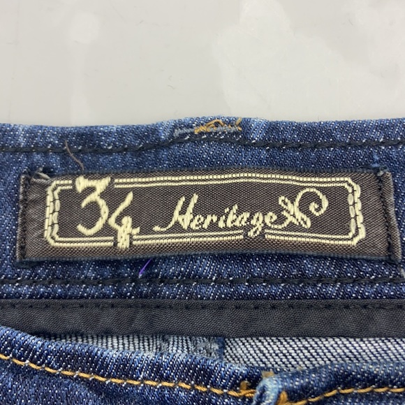 SOLD: 34 Heritage Denim Eric Jeans 32/36 See Description European Classy - Picture 9 of 15